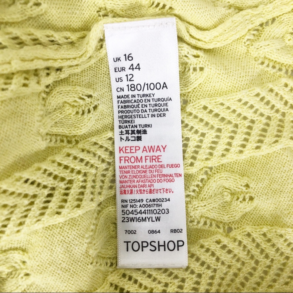 Topshop Butter Yellow Halter Top - Picture 5 of 7